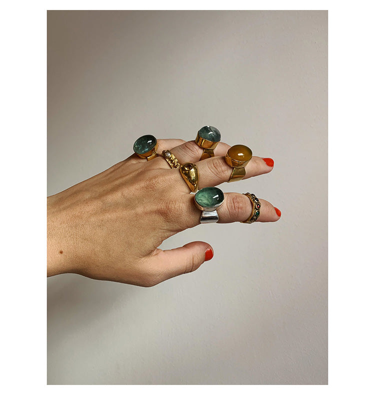 SHOT RING - BIRDIE NAM NAM BRASS.