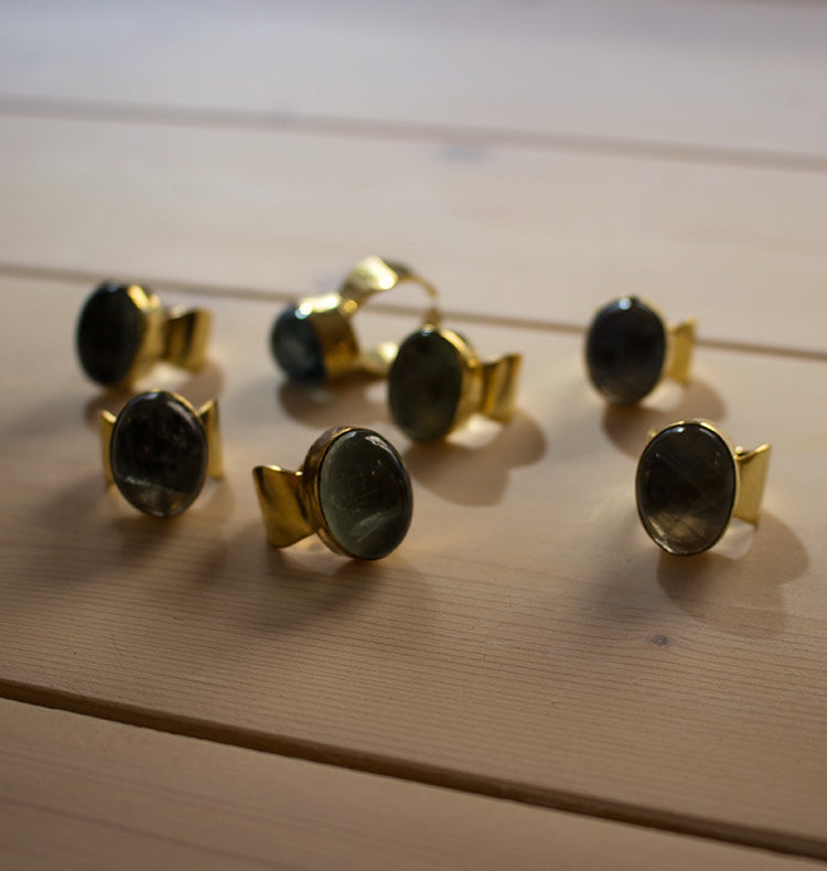 SHOT RING - BIRDIE NAM NAM BRASS.