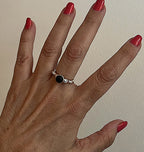 NEW BLOOD RING - SMOKEY SILVER.