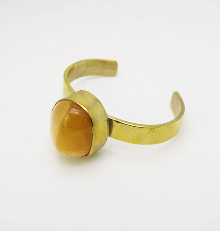 COCKTAIL BRACELET BRASS - ORANGE.