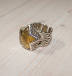 URSA RING SILVER CITRINE.