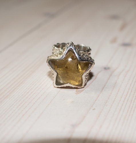 URSA RING SILVER CITRINE.