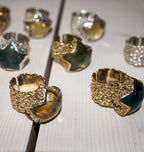 URSA RING BRASS CITRINE.