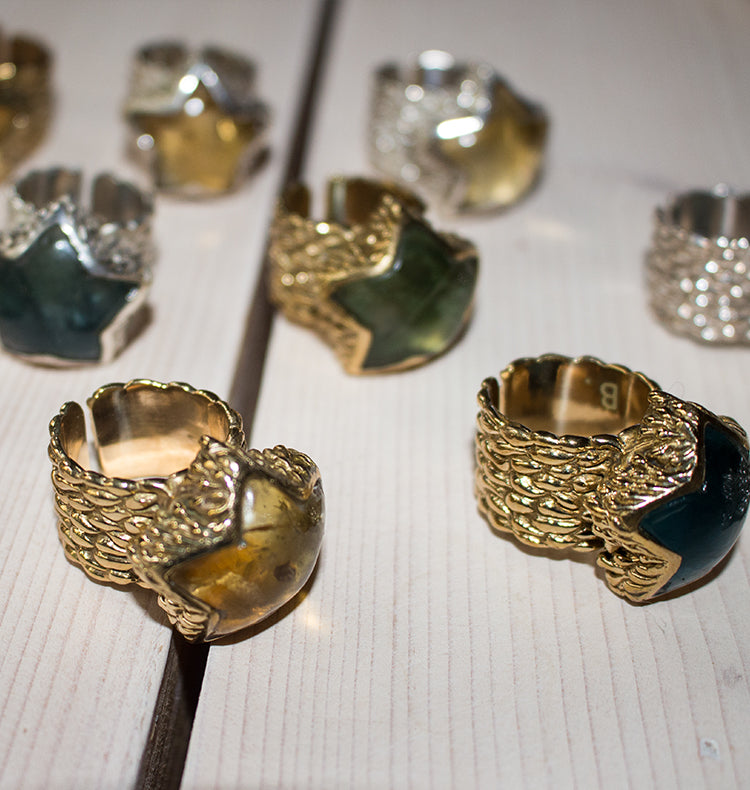 URSA RING SILVER CITRINE.