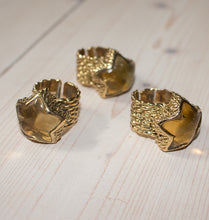 Load image into Gallery viewer, URSA RING BRASS CITRINE.